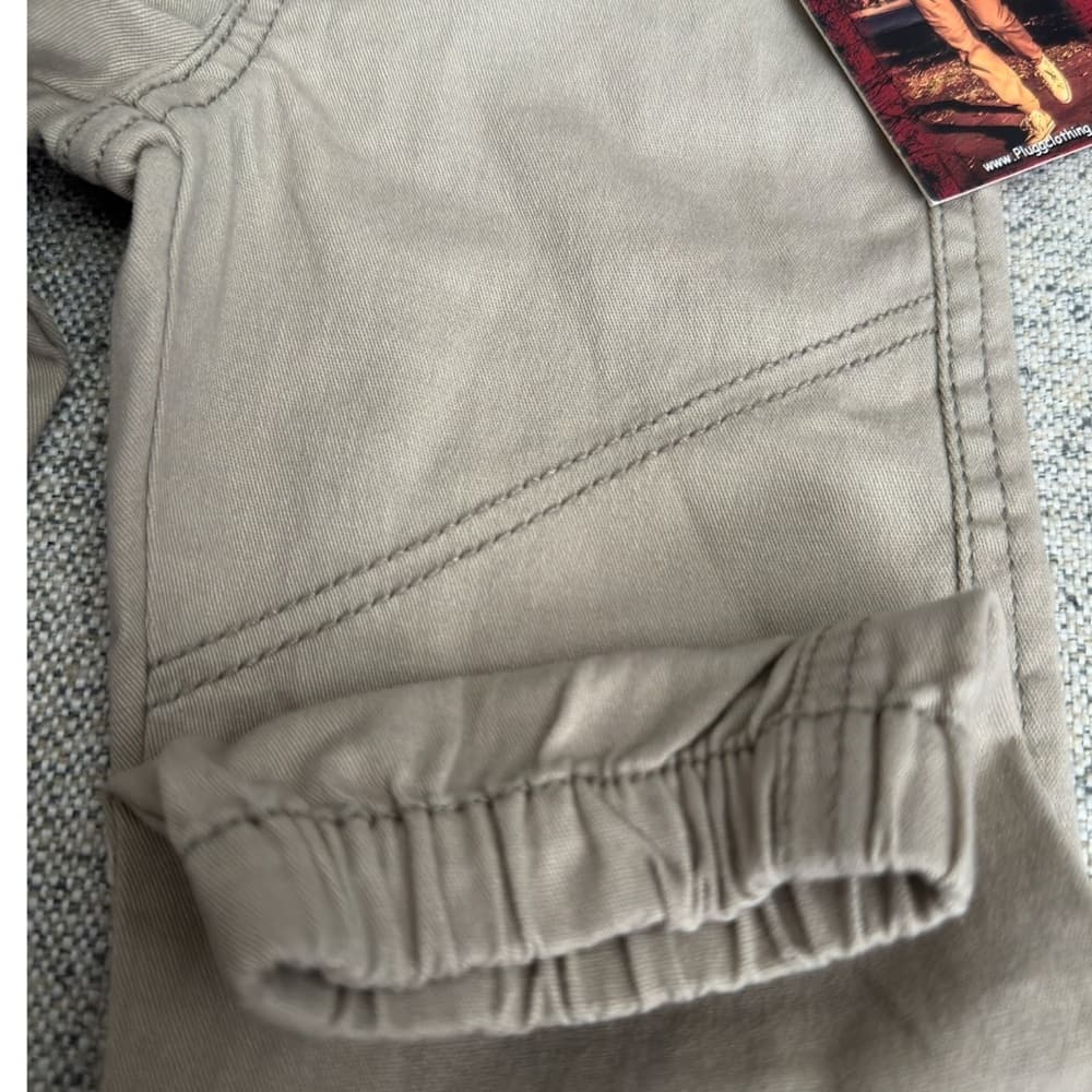 Plugg Stretch Jogger‎ in Tan - Thumbnail 3