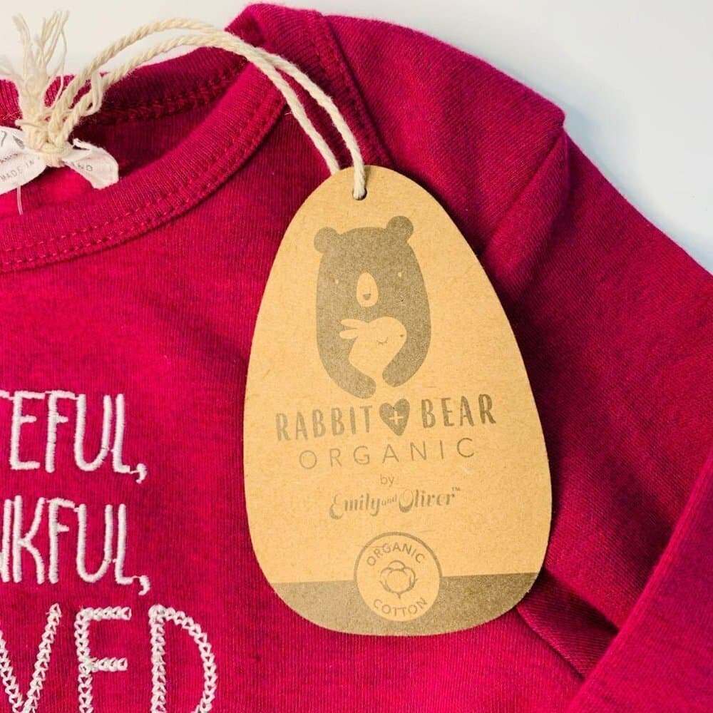 Rabbit Bear Organic Baby Girl Bundle Outfit - Thumbnail 5