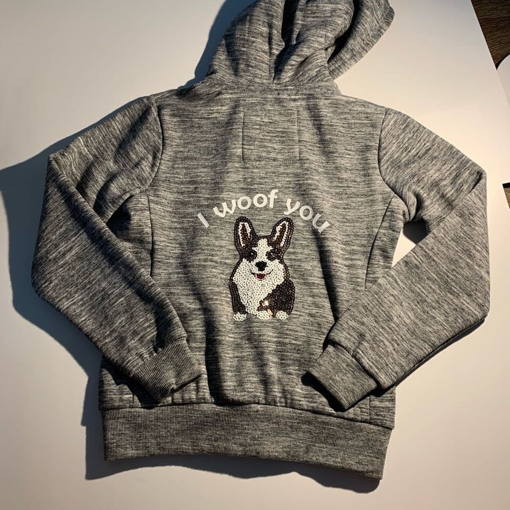 Girls Woof Hoodie - Thumbnail 5