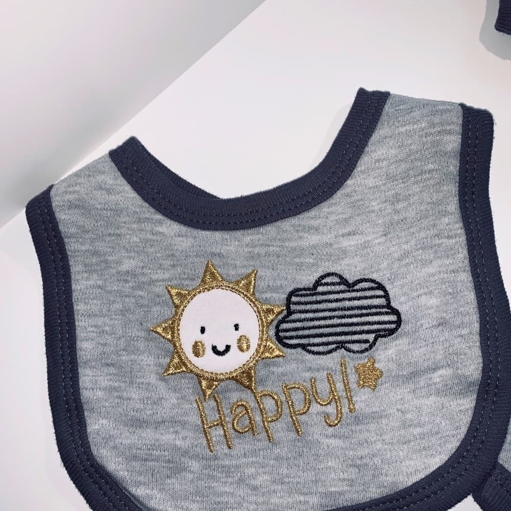 3 PIECE SET BABY BOY 3-6/6-9MONTHS DUCK D - Thumbnail 5