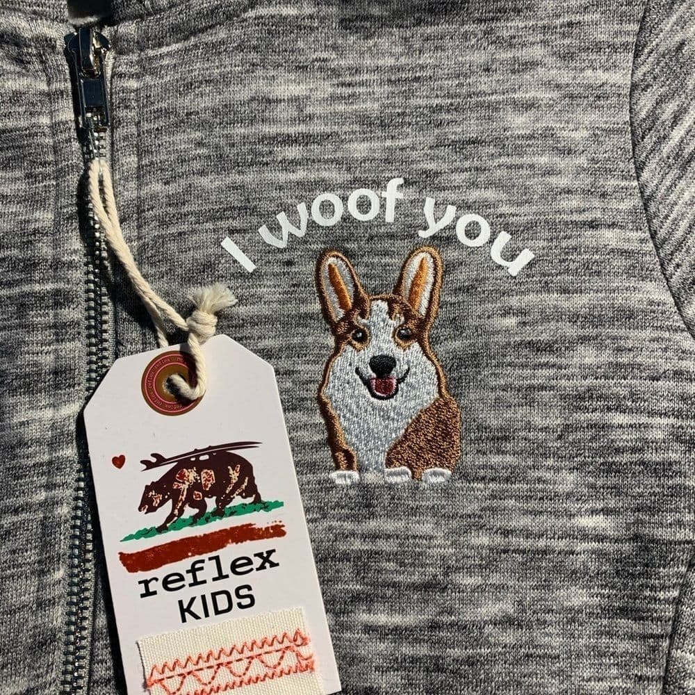Girls Woof Hoodie - Thumbnail 2