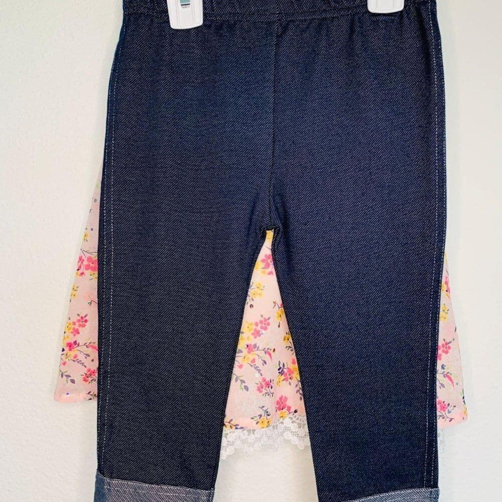 Little Lass Girl’s 02 Piece Set Top+Pants - Thumbnail 5