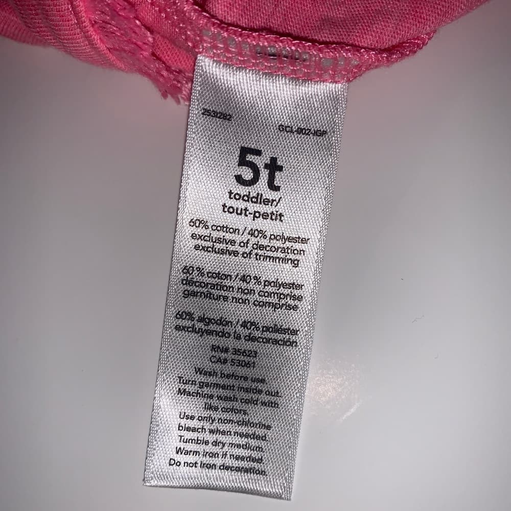 💜Sale Girls 5T pink tank top - Thumbnail 3