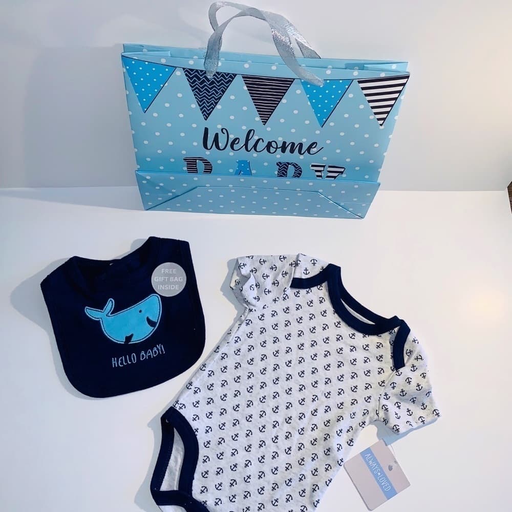 3 PIECE SET BABY BOY 3-6 MONTHS ALWAYS LOVE‎ - Thumbnail 4