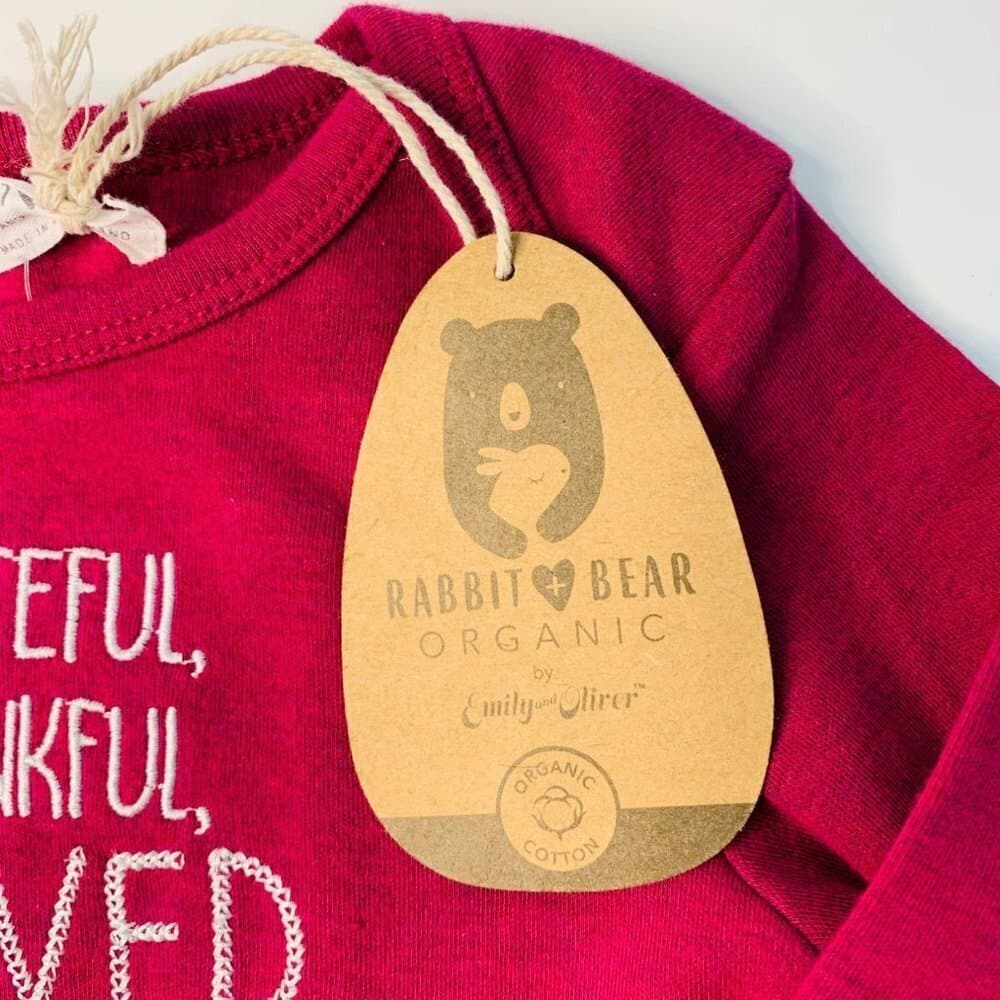 Rabbit‎ Bear Organic Baby Girl Bundle Outfit - Thumbnail 5