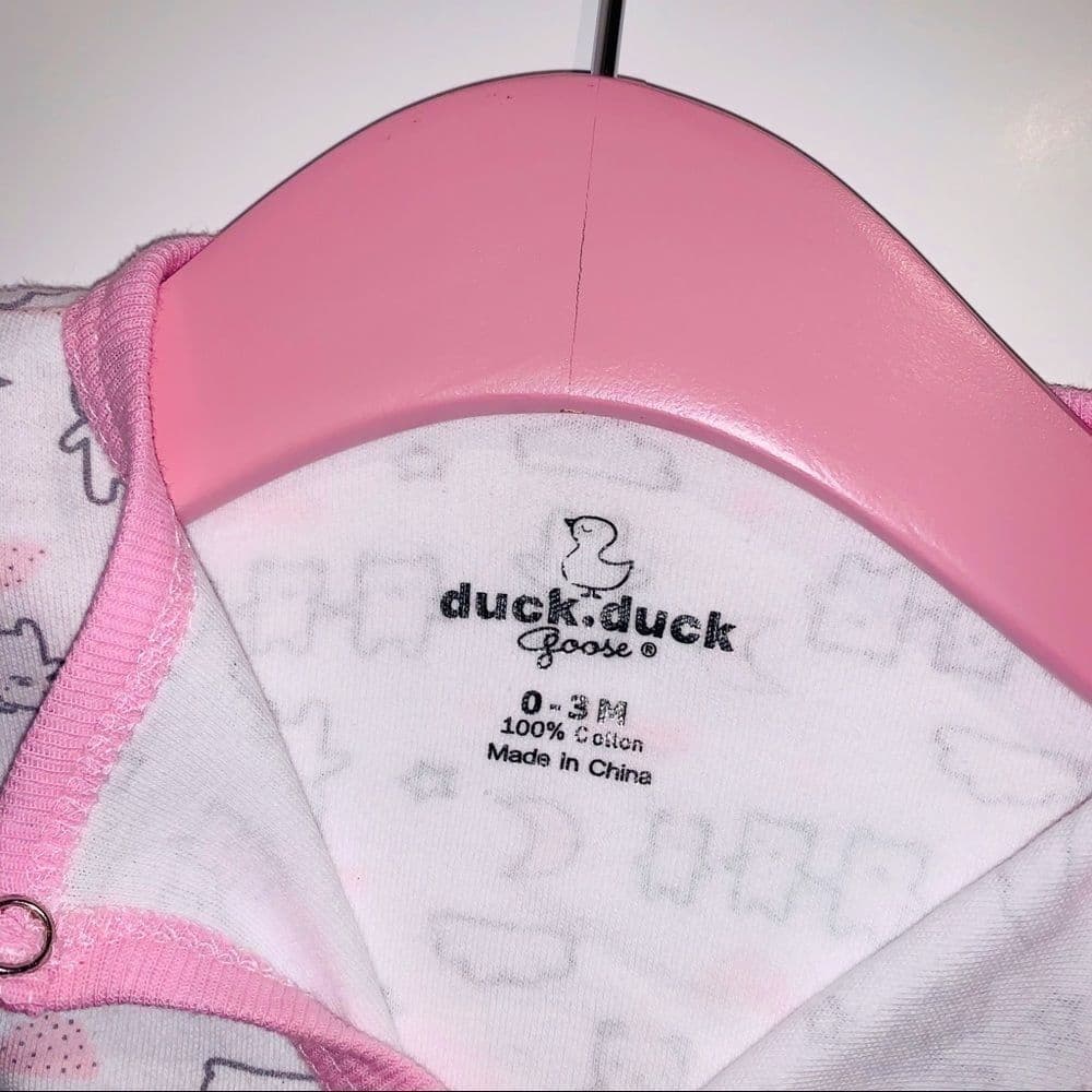 Duck Duck Baby girl 4 piece set 3 Bears 🐻 0-3 M - Thumbnail 3