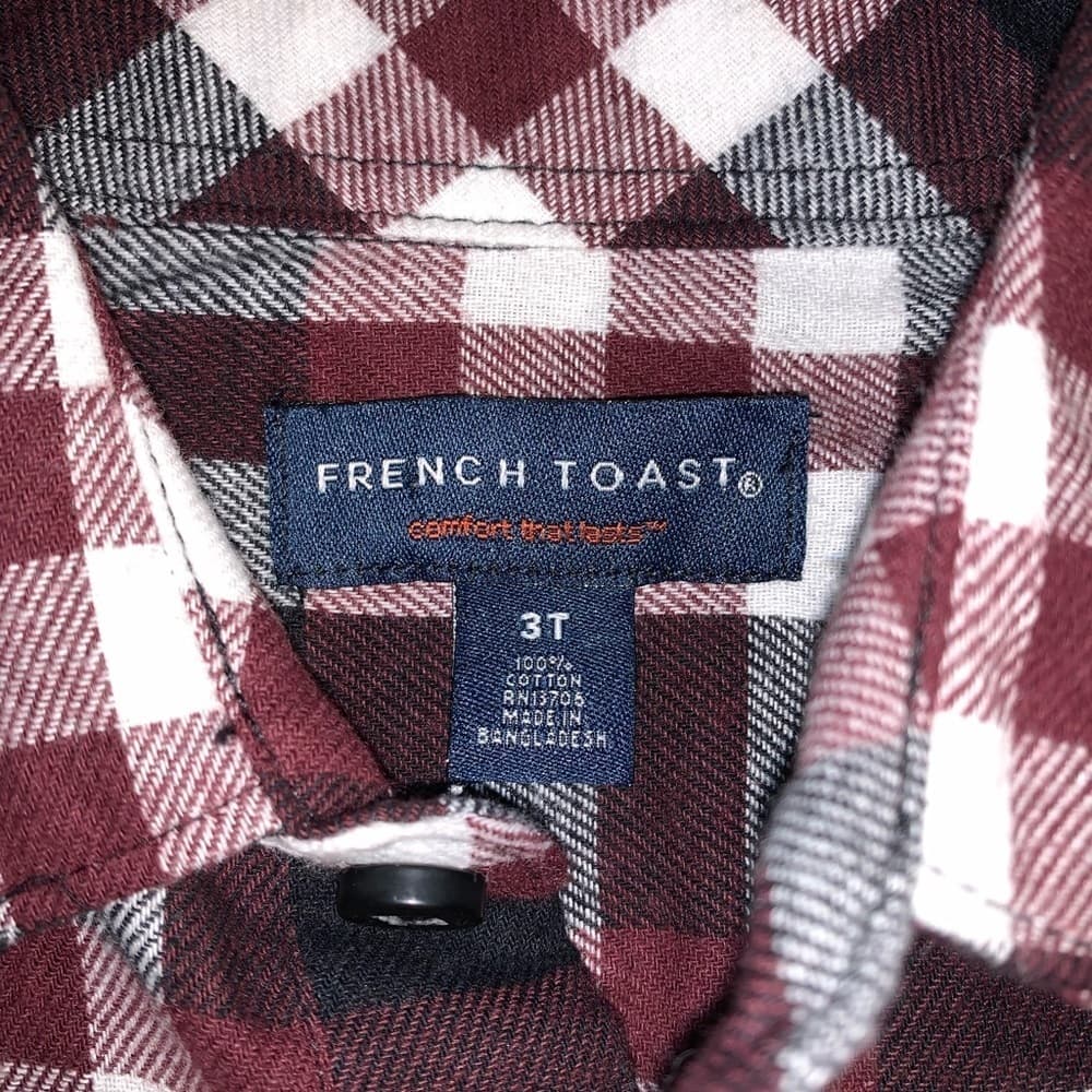 French Toast Long Sleeve Button-up shirt 3T - Thumbnail 4