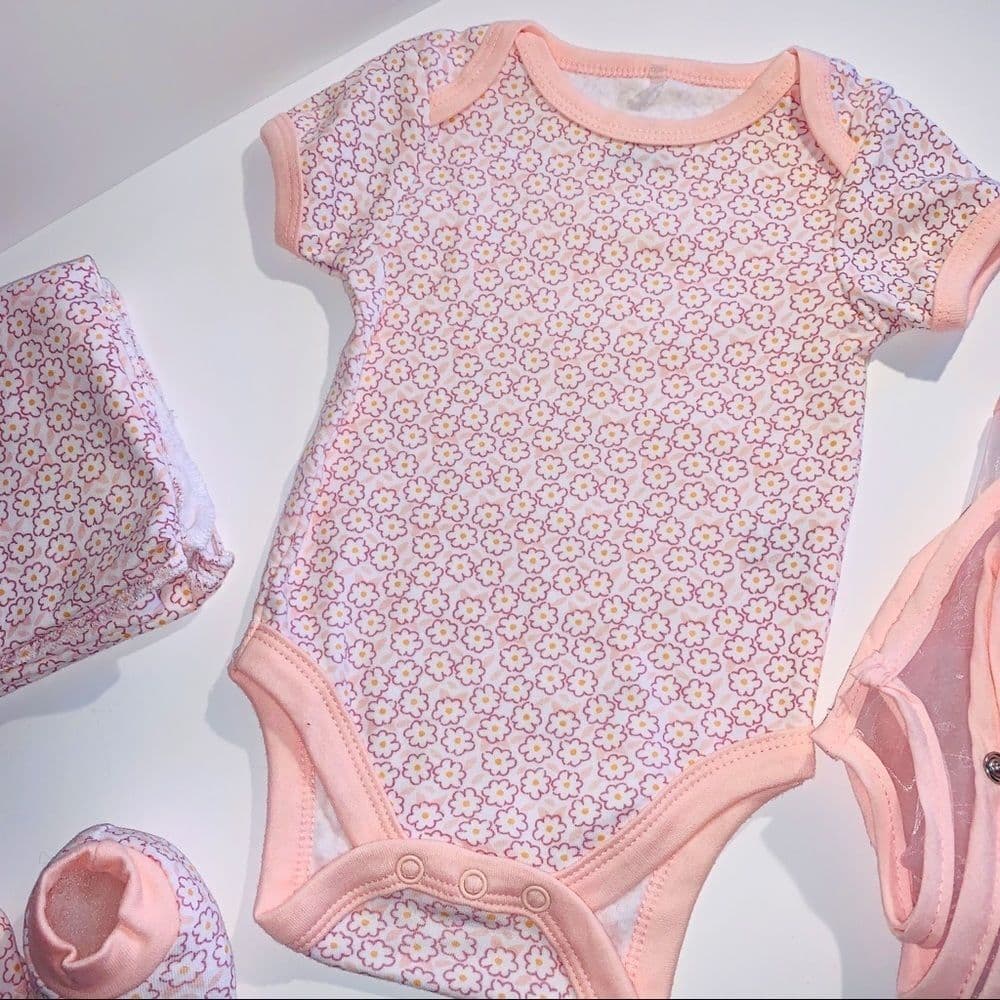 7 PIECE SET BABY GIRL 0-3 MONTHS MINI MUFFIN - Thumbnail 3