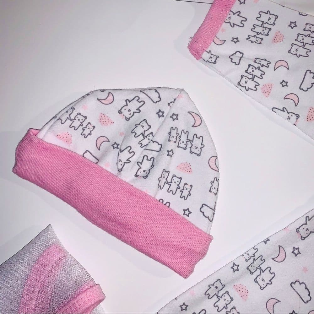 Duck Duck Baby girl 4 piece set 3 Bears 🐻 0-3 M - Thumbnail 5