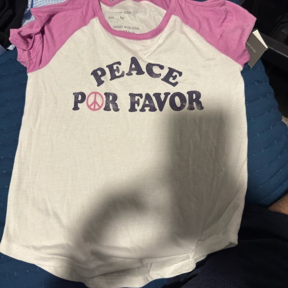 Peace Por Favor Graphic Tee - Thumbnail 6