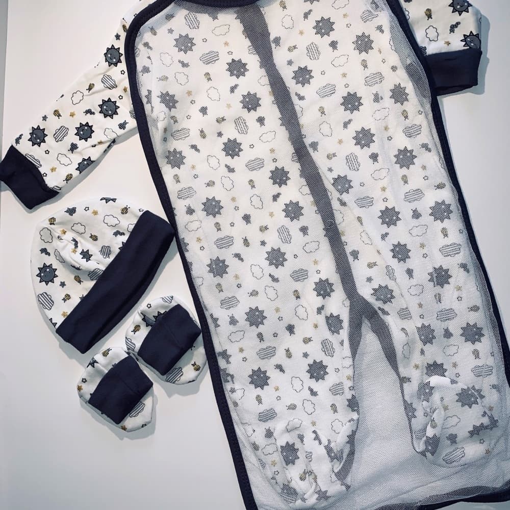 4 PIECE SET BABY‎ BOY 3-6 MONTHS DUCK DUCK GOOSE - Thumbnail 5