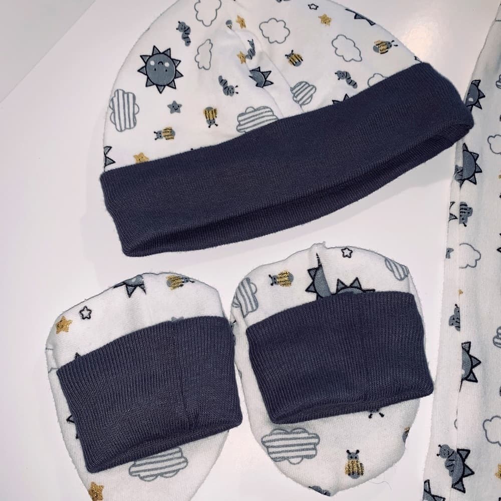 4 PIECE SET BABY‎ BOY 3-6 MONTHS DUCK DUCK GOOSE - Thumbnail 3