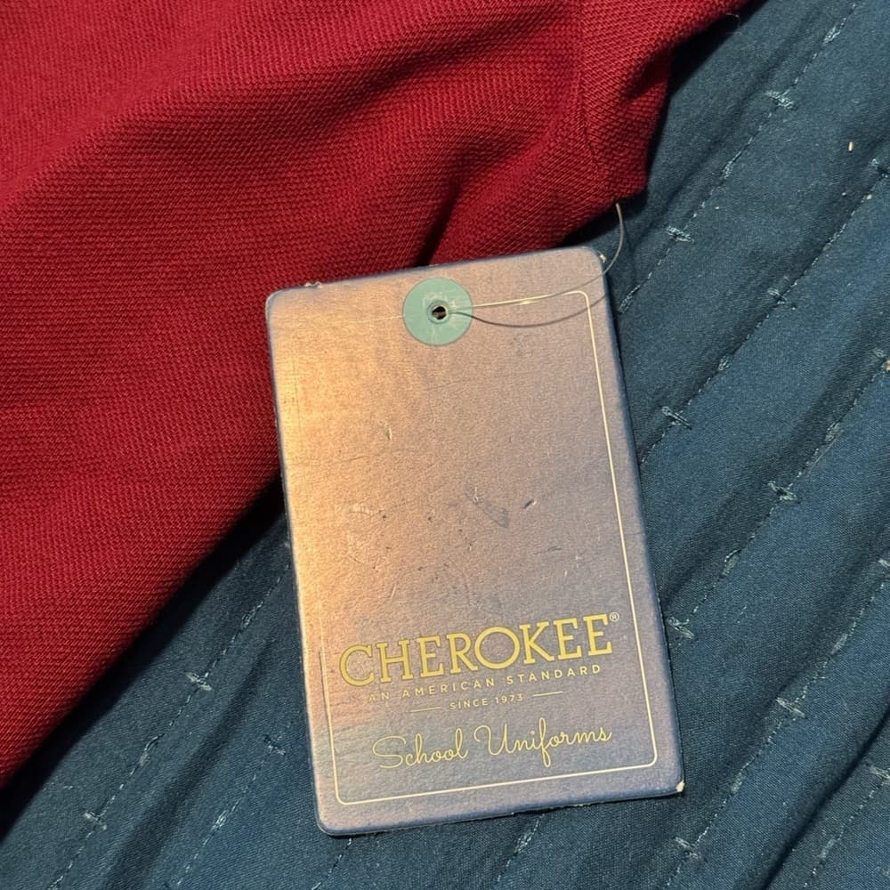 Cherokee Red Polo Shirt Classic Style Short Sleeves - Thumbnail 5