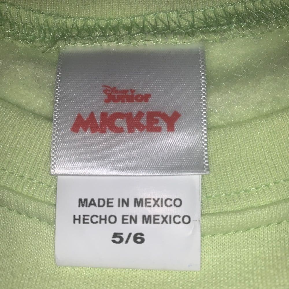 Disney Mickey Sweatshirt Neon Green - Thumbnail 4