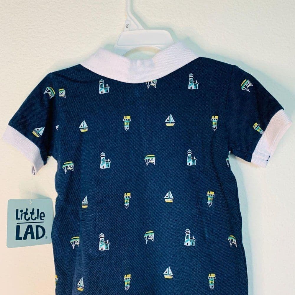 Little Dad Boys Polo - Thumbnail 2