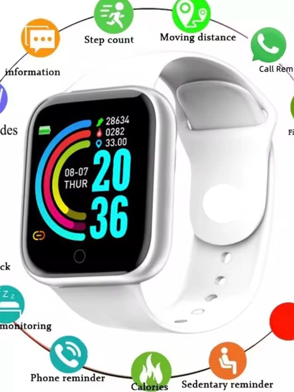Smartwatch Men Women Wristwatches Smart Watch - Thumbnail 2