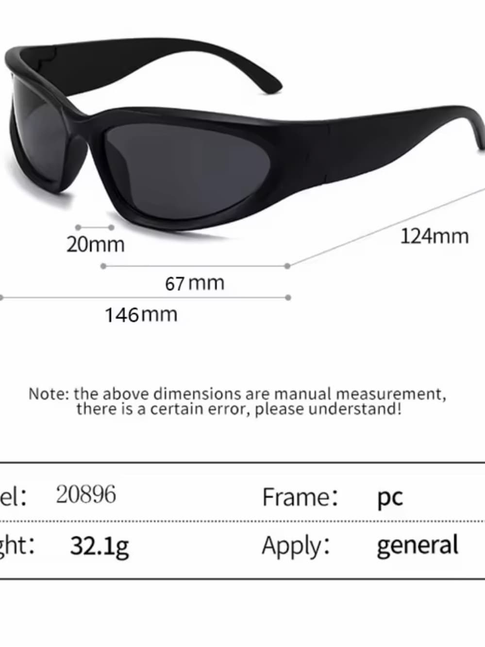 New Y2k Sunglasses For Men And Women Sports Cycling Glasses Uv400 - Thumbnail 5