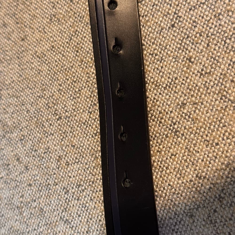 Calvin Klein Black Leather Belt - Thumbnail 3