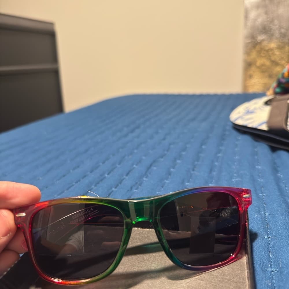 Colorful Rainbow Sunglasses - Thumbnail 5
