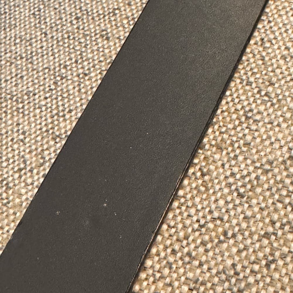 Black Leather Belt - Thumbnail 2