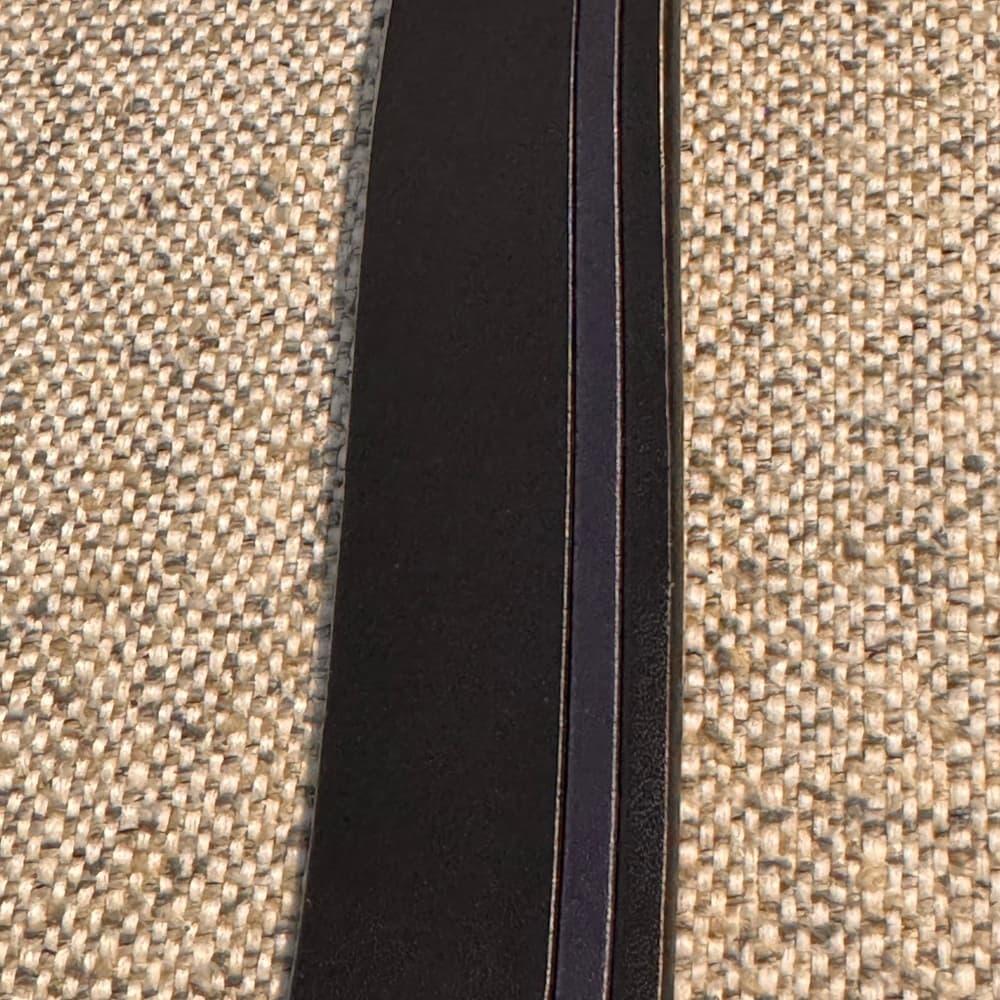 Calvin Klein Black Leather Belt - Thumbnail 4