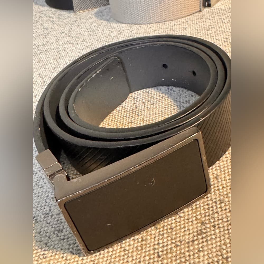 Black Leather Belt - Thumbnail 5