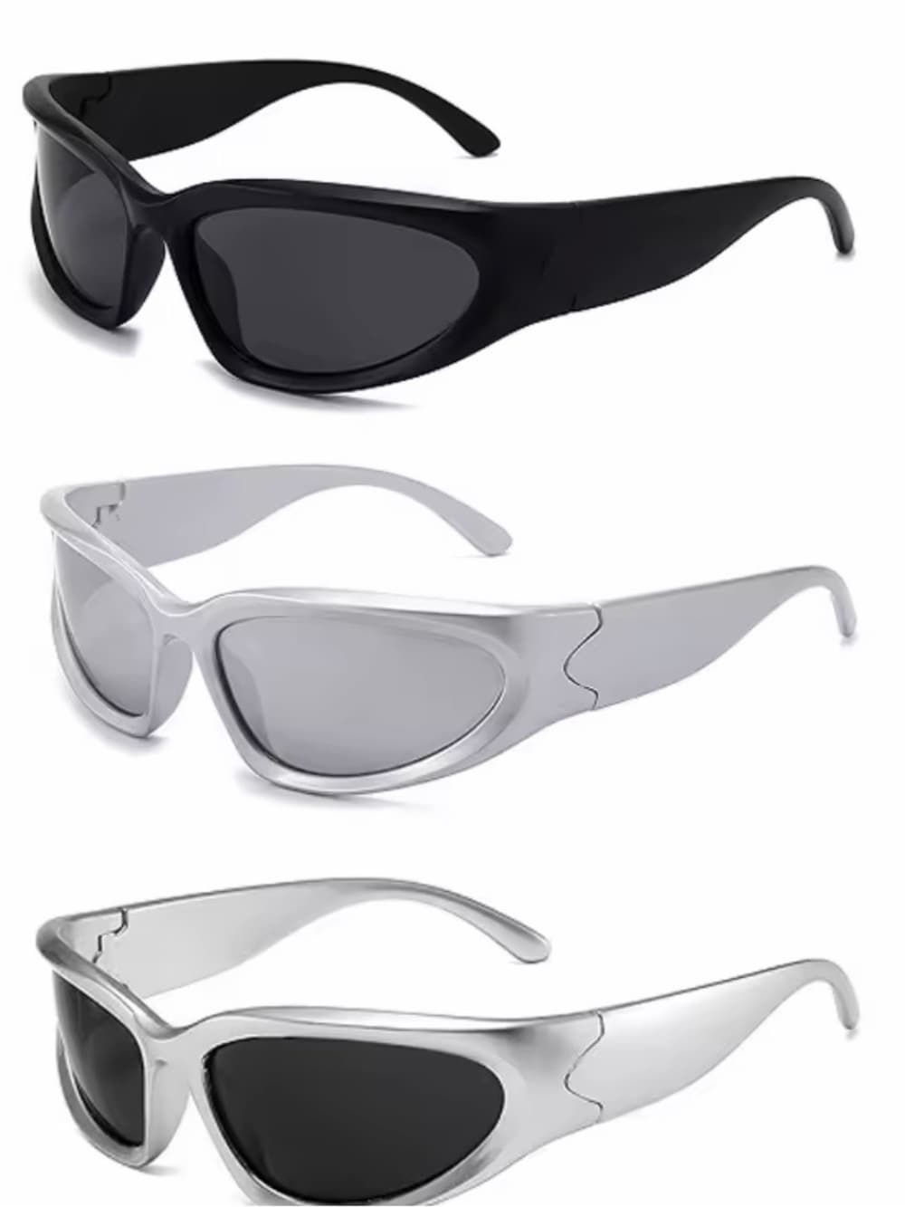 New Y2k Sunglasses For Men And Women Sports Cycling Glasses Uv400 - Thumbnail 3