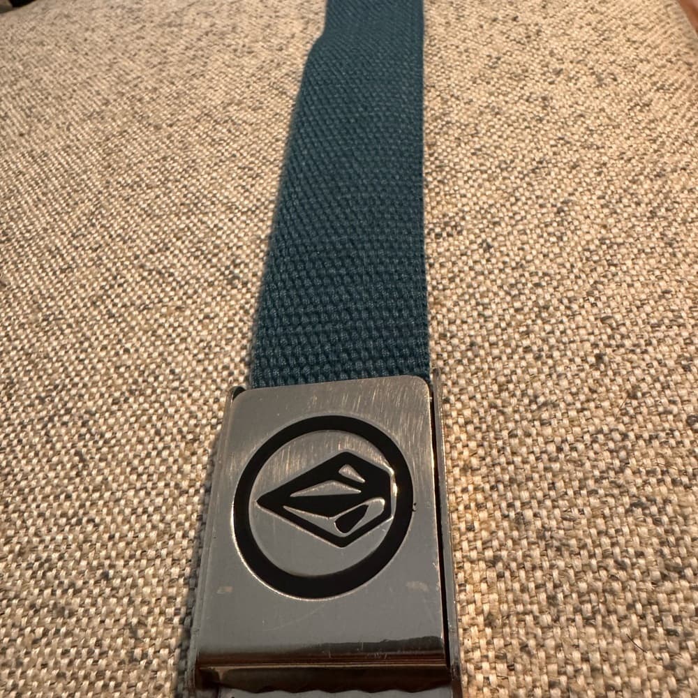 Volcom Teal Belt with Silver‎ Buckle - Thumbnail 3