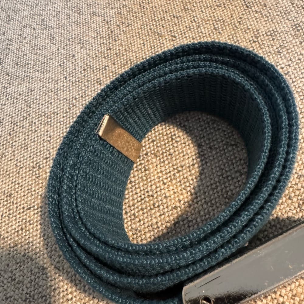 Volcom Teal Belt with Silver‎ Buckle - Thumbnail 2