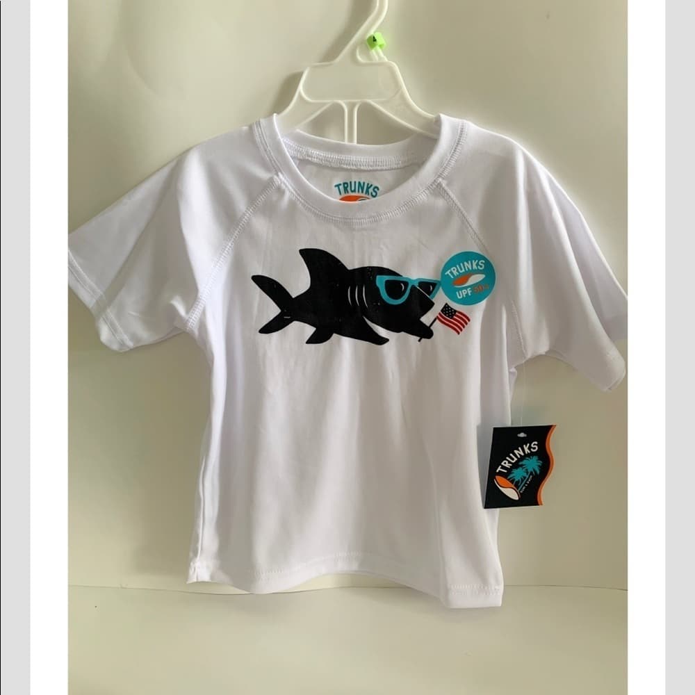 Boys Trunks America Flag Swim 02 Pieces - Thumbnail 2