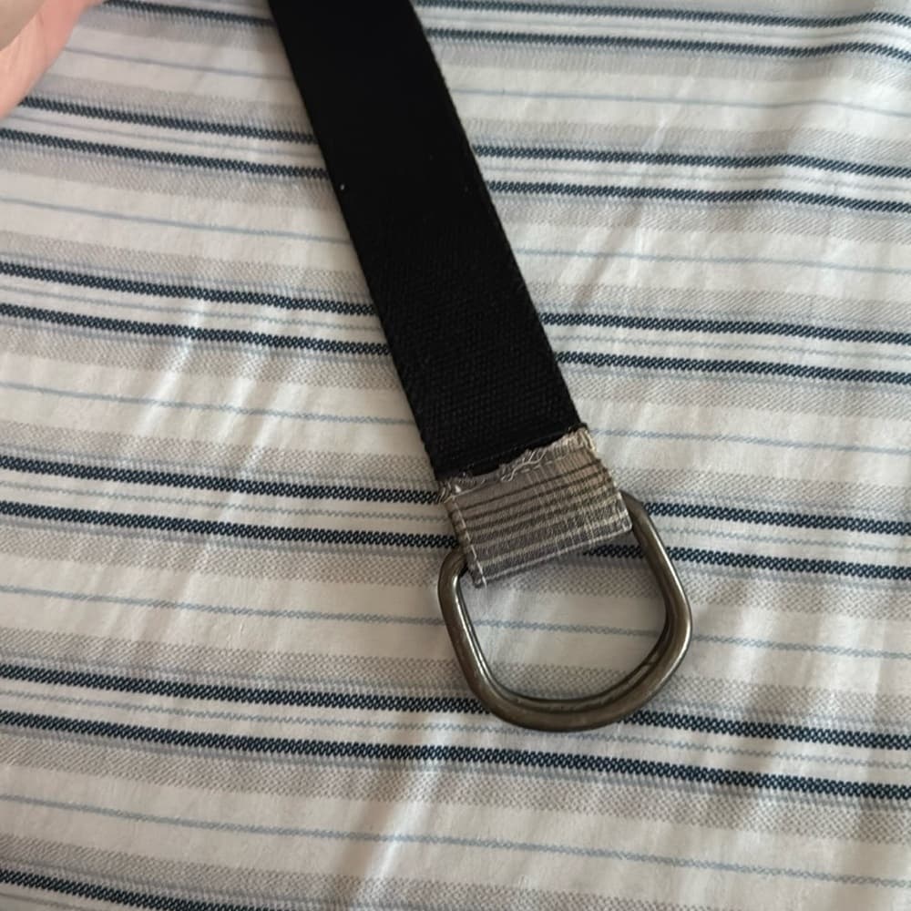 Men's‎ Gray Plaid Belt - Thumbnail 4