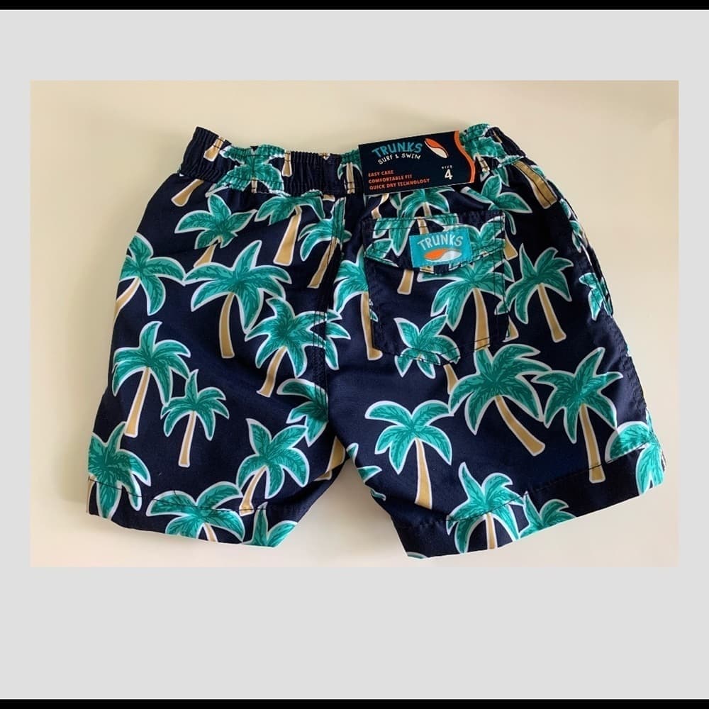 Boys Trunks Palm tree Swim 02 Pieces - Thumbnail 2