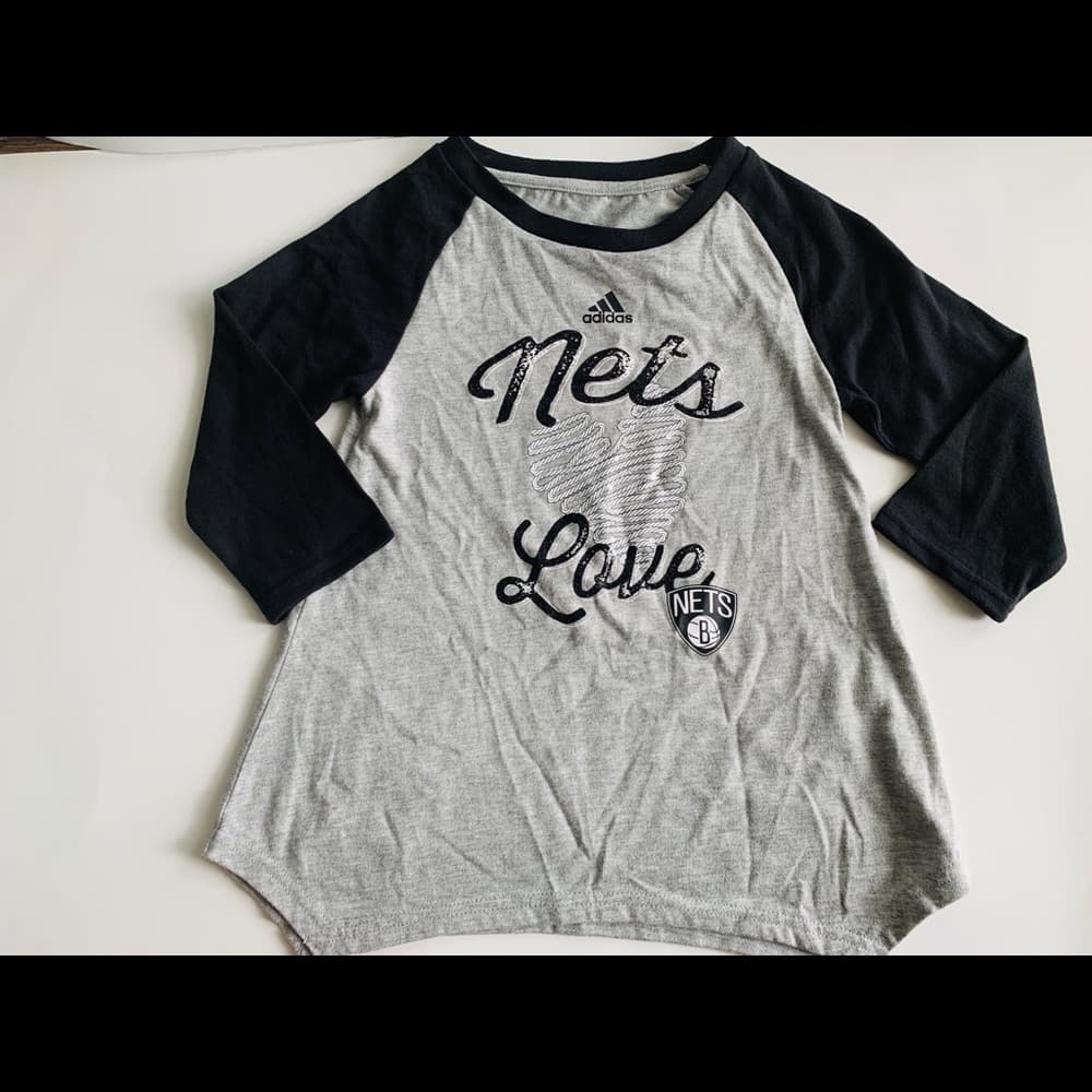 💜Sale Adidas Girls Nets long sleeve‎ T-Shirt