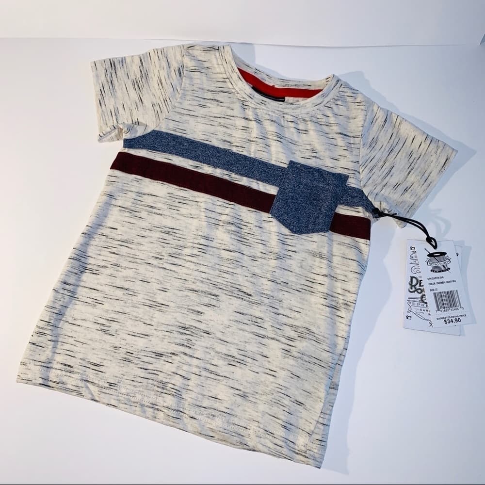 Boys 2T Pocket T-shirt‎ gray
