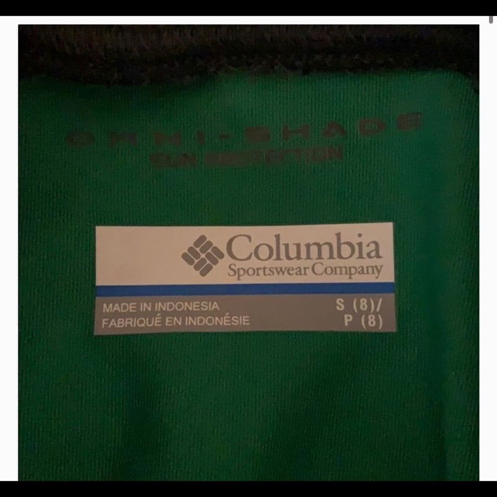 COLUMBIA Omni Steamboat Green Sunguard Shirt - Thumbnail 3