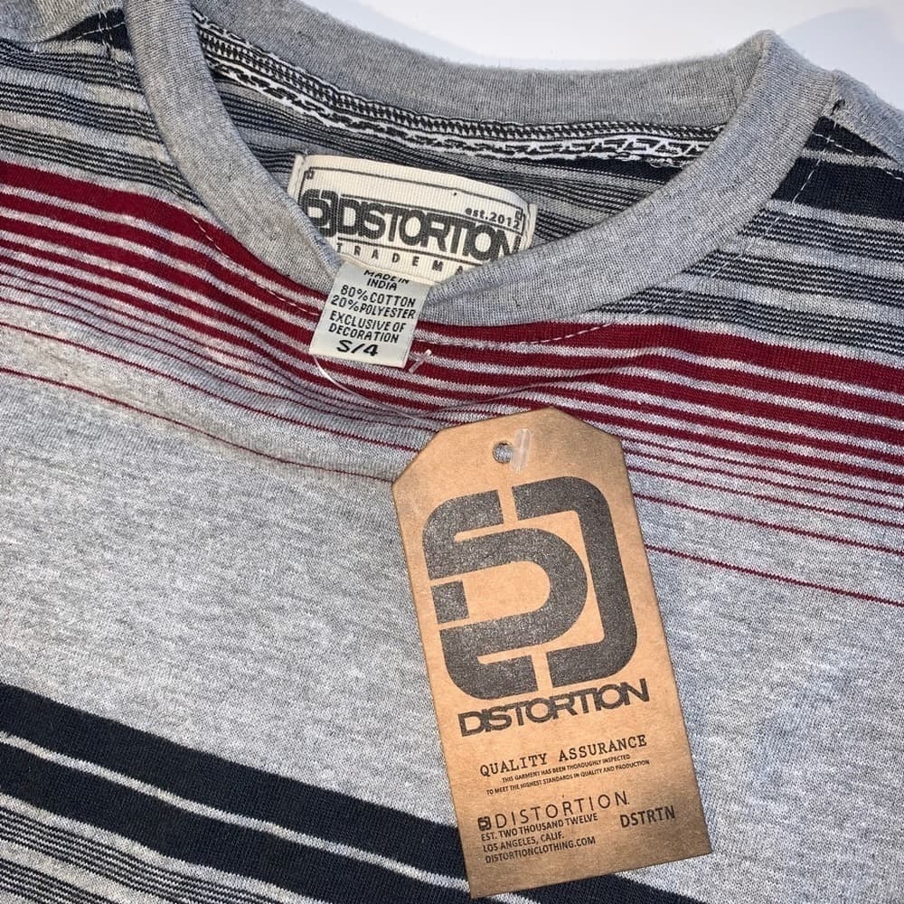 💜Sale Distortion Boys T-shirt - Thumbnail 2