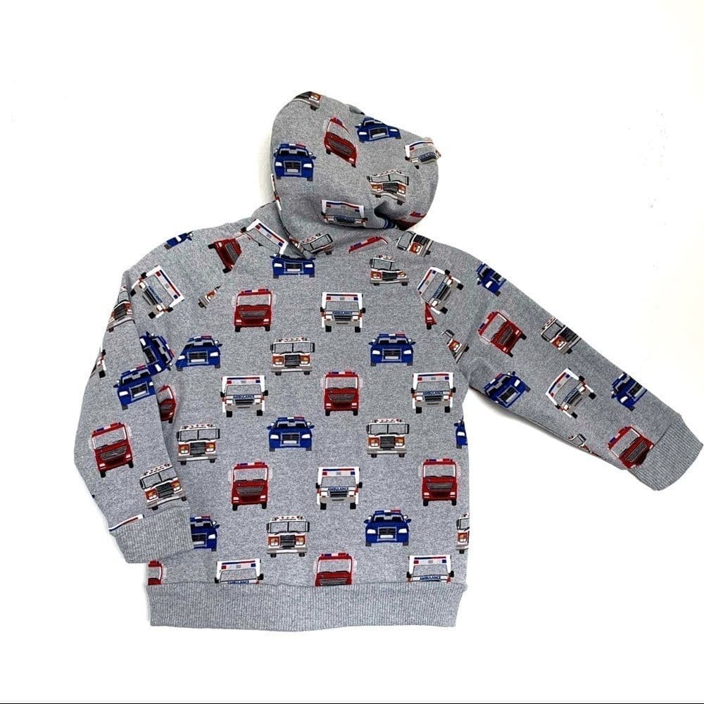 10Threads Boys Hoodie Multicolors Car