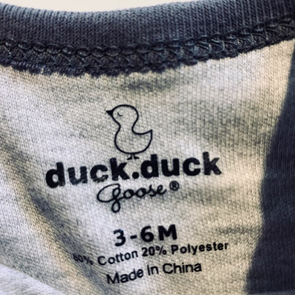 3 PIECE SET BABY BOY 3-6/6-9MONTHS DUCK D - Thumbnail 6