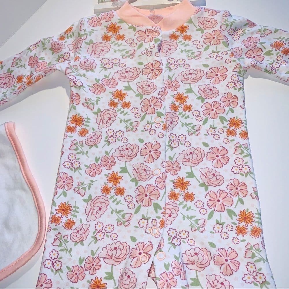 3 PIECE SET BABY GIRL 0-3 MONTHS MINI MUFFIN - Thumbnail 3