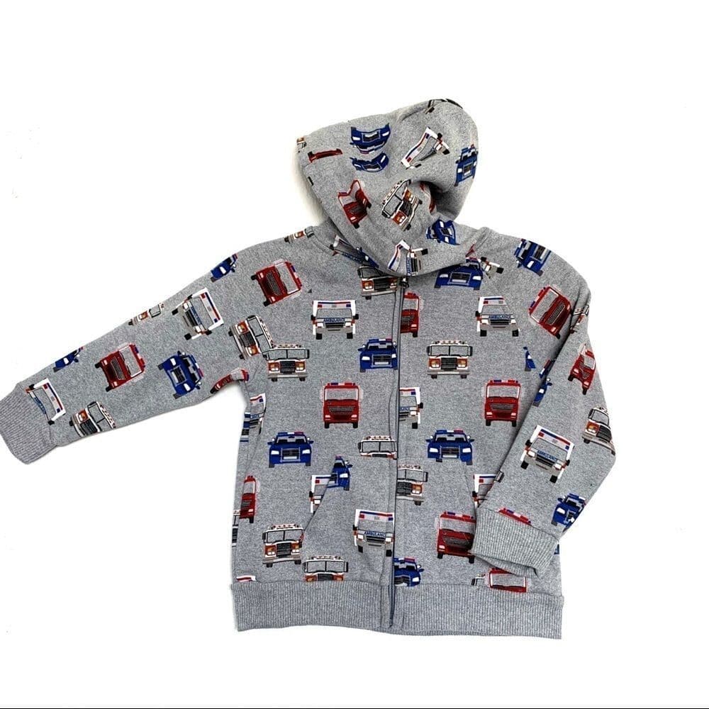 10Threads Boys Hoodie Multicolors Car - Thumbnail 3