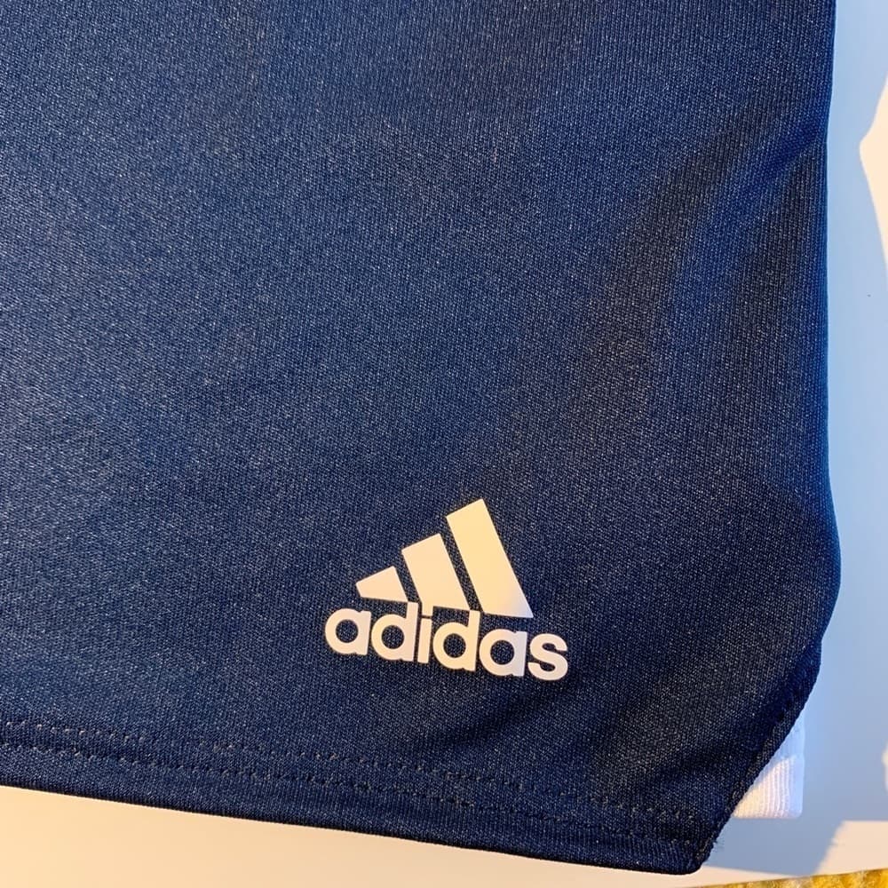 Girls Adidas blue tank top - Thumbnail 3