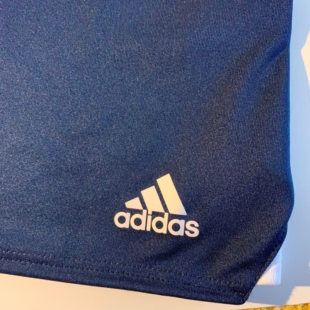 Girls Adidas blue tank top - Thumbnail 4