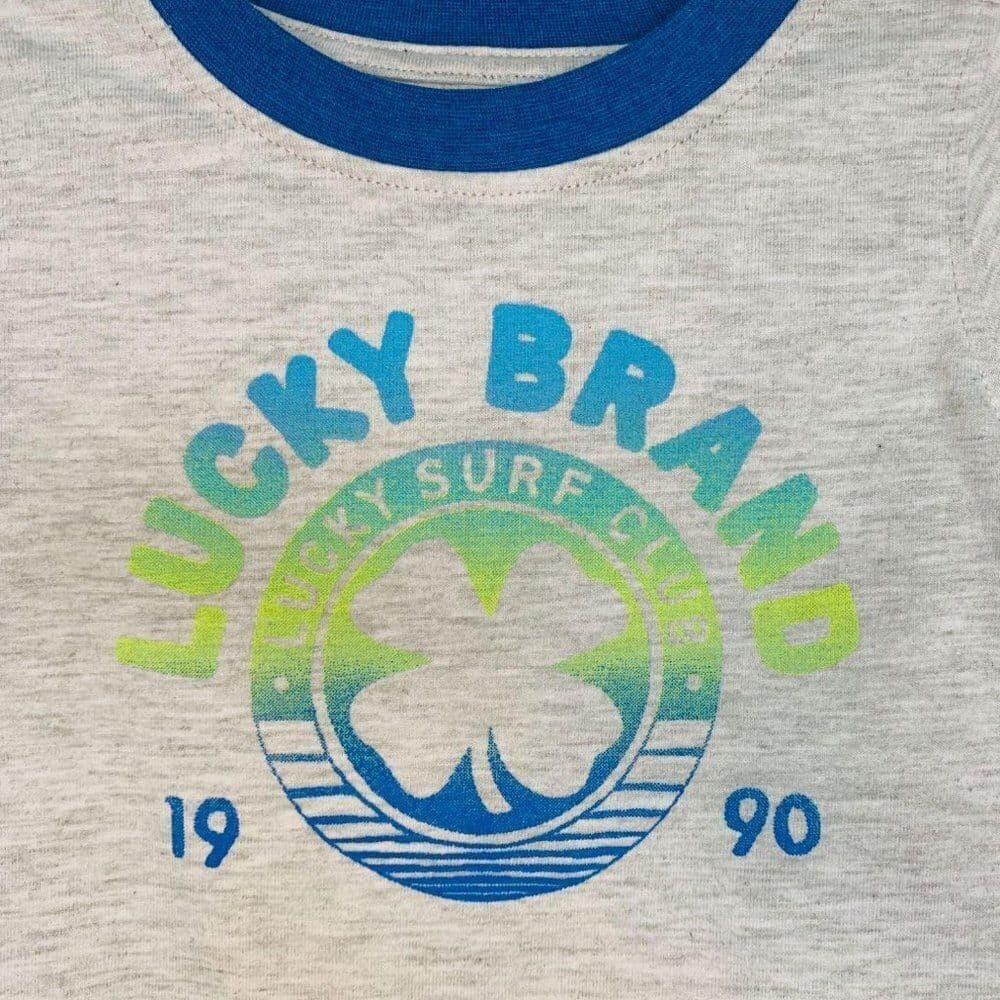 Lucky Brand Boys 02 Piece Set Shirt+Shorts - Thumbnail 3