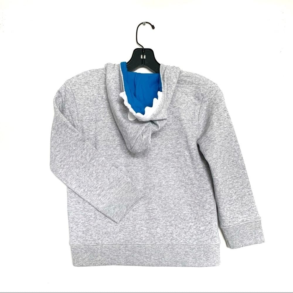 Craft+Flow Boys‎ Hoodie Grey/Blue Shark NWT - Thumbnail 4