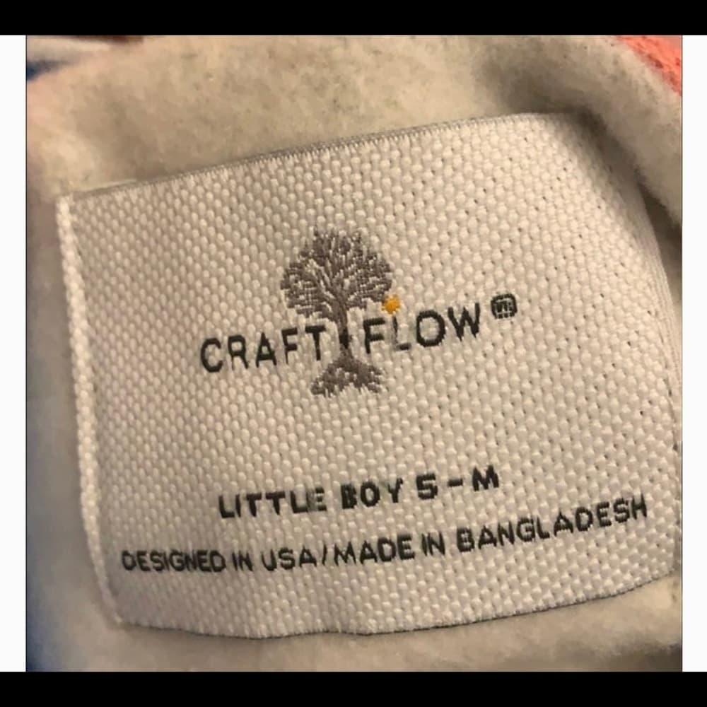 Craft+Flow Boys‎ Hoodie Grey/Blue Shark NWT - Thumbnail 6
