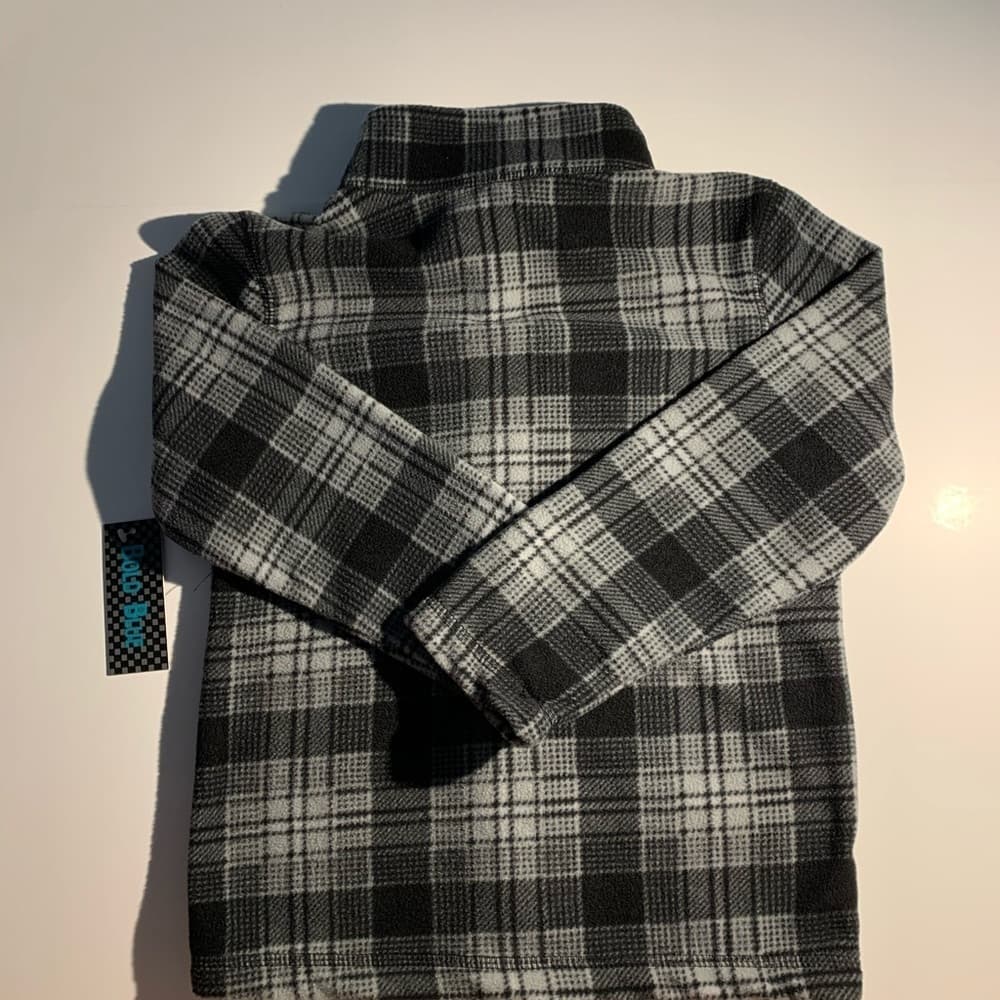 Boys Bold Blue Fleece Jacket - Thumbnail 2