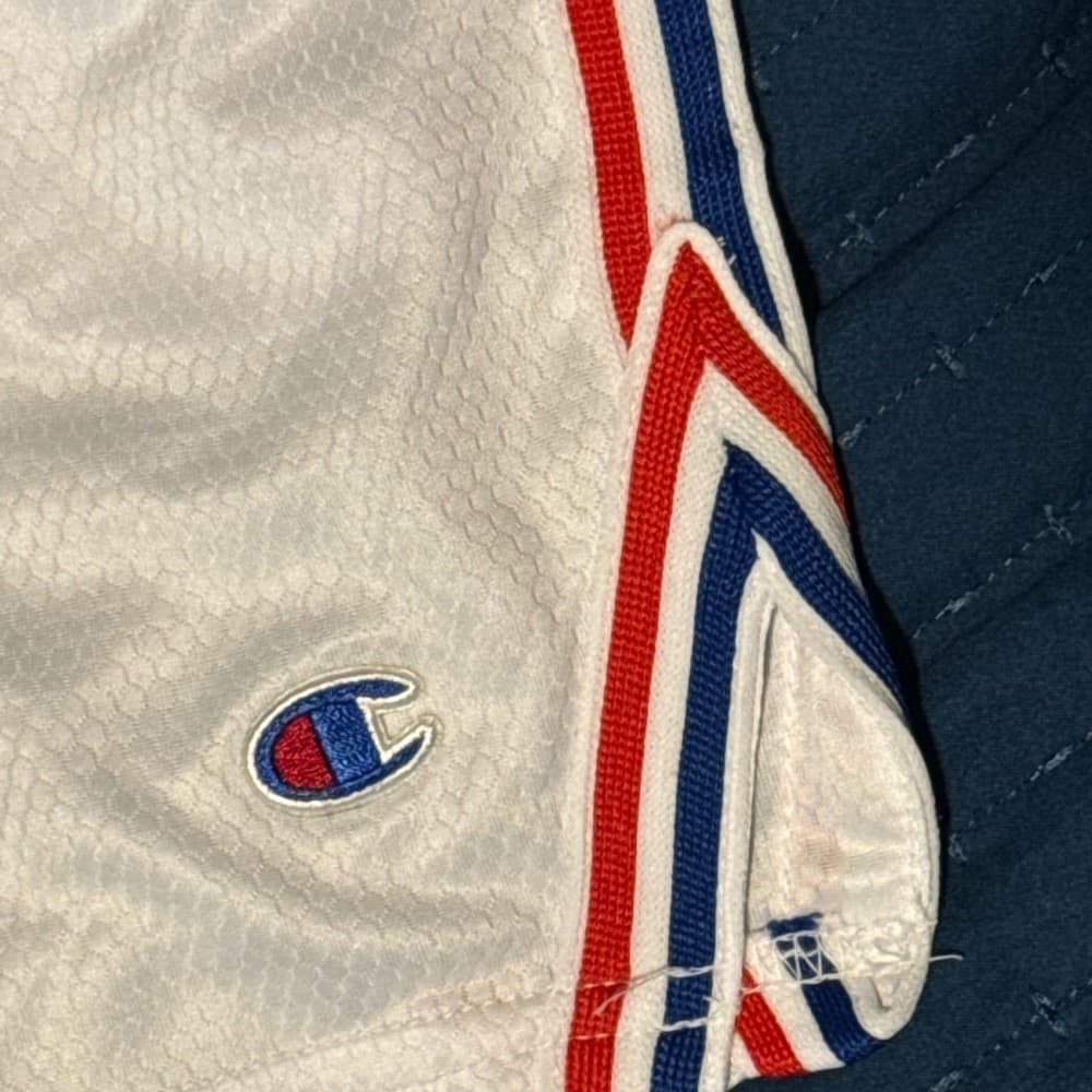 Champion White Athletic Shorts Classic‎ Design - Thumbnail 3