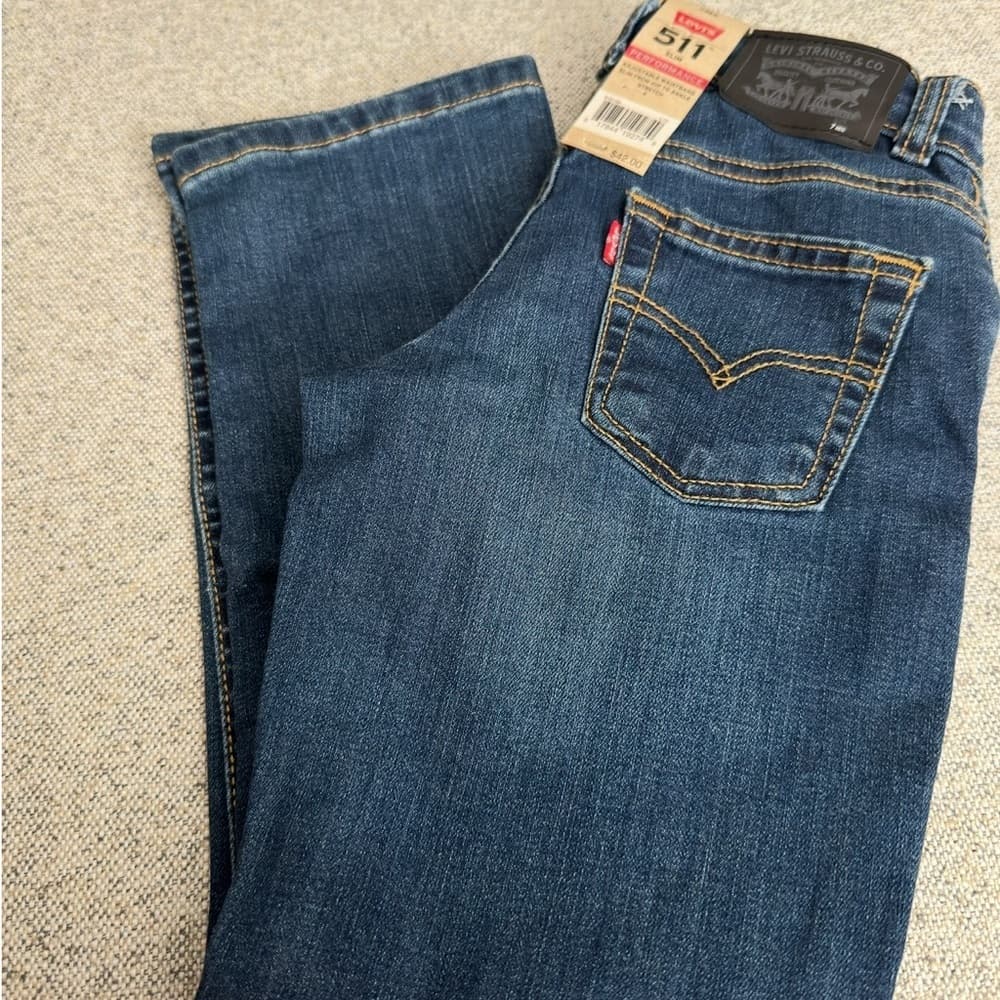 Levi's Blue Slim Jeans Classic Denim Style