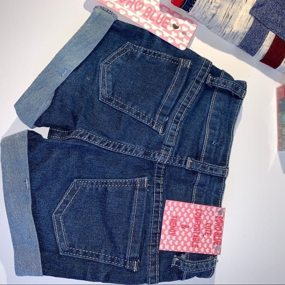 Girls Denim cut off shorts 4T - Thumbnail 3