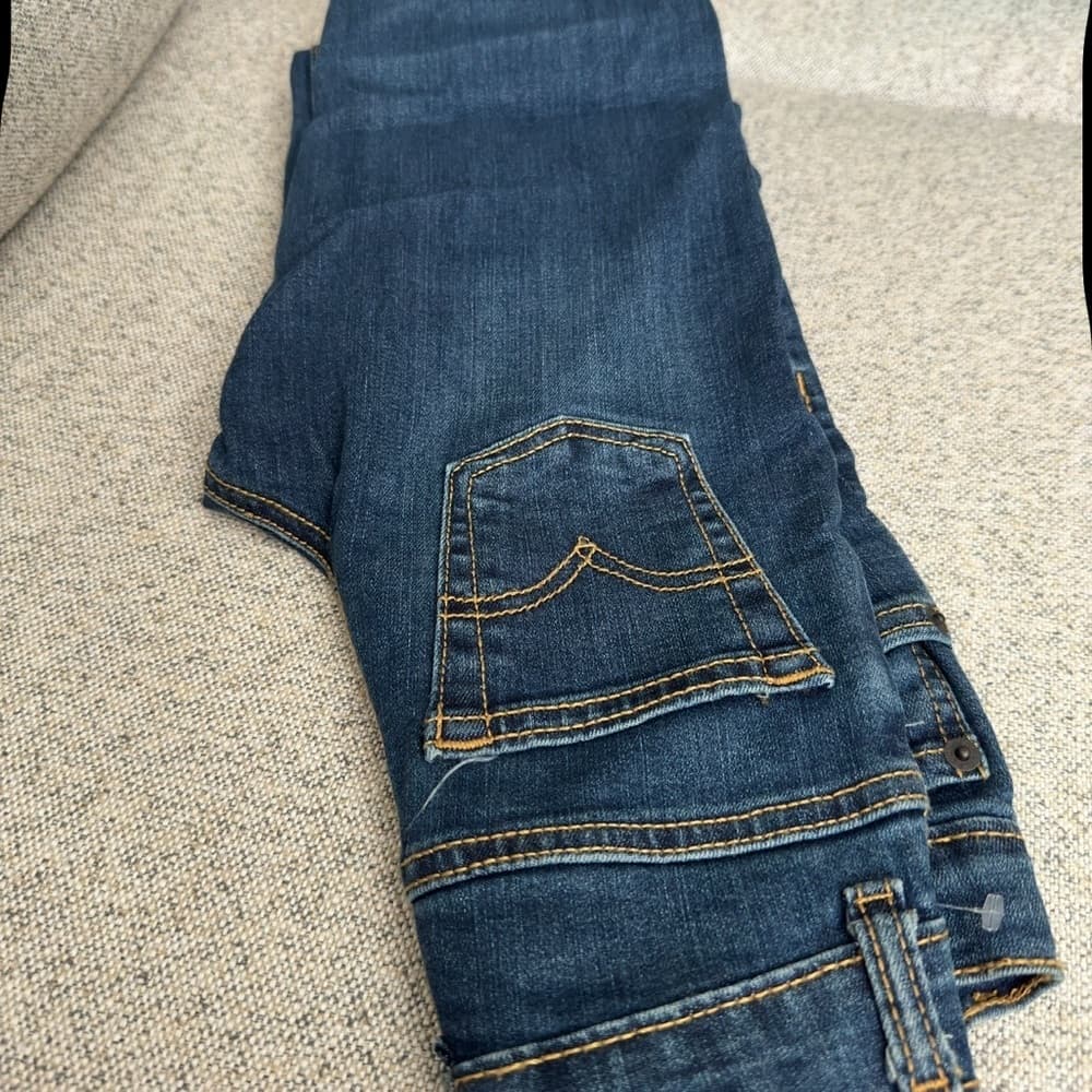 Levi's Blue Slim Jeans Classic Denim Style - Thumbnail 5